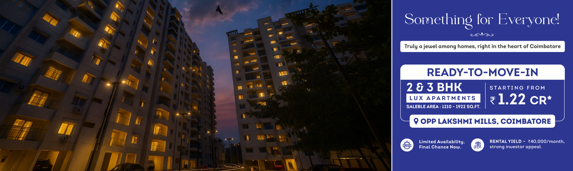 Sattva Navaratna Residency 2 & 3 BHK Luxury Apartments